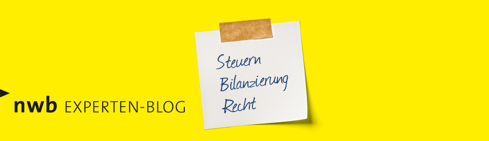 NWB Experten Blog - Der Blog für Steuern, Bilanzierung und RechtNWB Experten Blog | Der Blog für Steuern, Bilanzierung und Recht